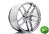 Llanta exclusiva Jr Wheels Jr25 20x10 Et20-40 5h Blank Silver Machine D Face