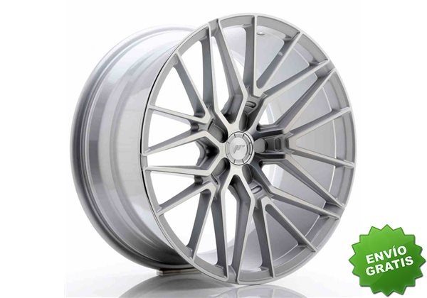 Llanta exclusiva Jr Wheels Jr38 20x10 Et35-45 5h Blank Silver Machine D Face