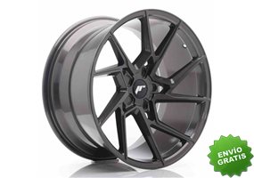Llanta exclusiva Jr Wheels Jr33 20x10.5 Et15-30 5h Blank Hyper Gray