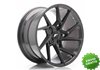 Llanta exclusiva Jr Wheels Jr33 20x10.5 Et15-30 5h Blank Hyper Gray