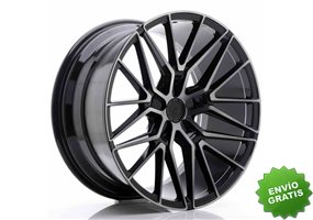 Llanta exclusiva Jr Wheels Jr38 20x10 Et20-45 5h Blank Black Brushed% 20w Tinted Face