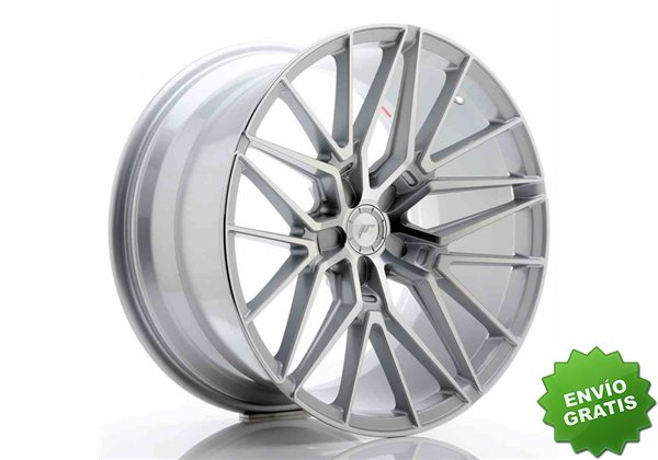 Llanta exclusiva Jr Wheels Jr38 20x10.5 Et20-45 5h Blank Silver Machi Ned Face
