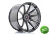 Llanta exclusiva Jr Wheels Jr11 20x11 Et20-30 5h Blank Hyper Gray