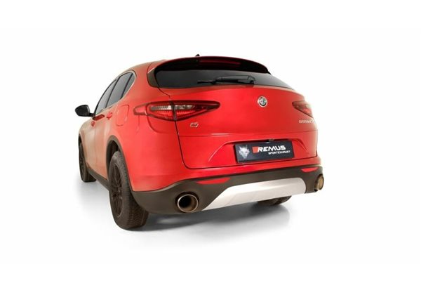 Tubo De Escape Duplex Remus Rem042685ssr Alfa Romeo Stelvio Q4 Awd, Type 954