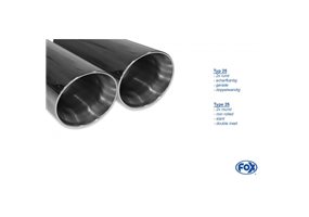 Escape Fox Audi A3/ S3 8p (ab 03) Rs3