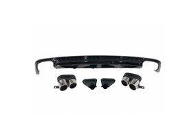 Difusor Trasero Euro Audi A6 / A6 Avant C8 Sline Look S6