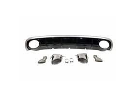 Difusor Trasero Euro Audi A6 Sedan / Avant C7 2011-2014 Look Rs6 Abs