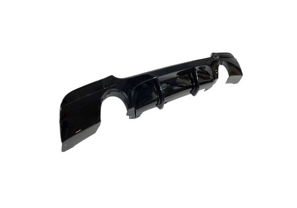 Difusor Trasero Euro Bmw E92 / E93 Look M Performance Brillante Negro