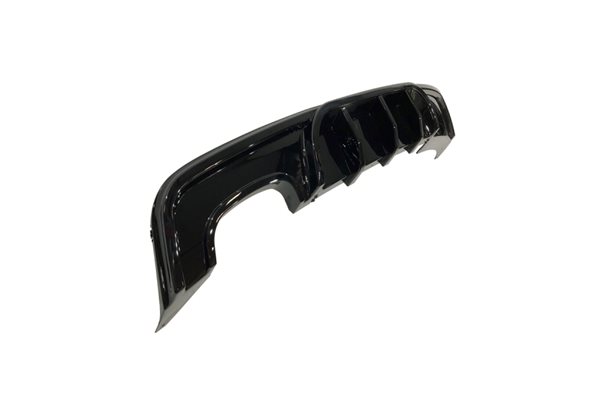 Difusor Trasero Euro Bmw E82 / E88 Look M Performance Brillante Negro