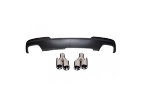 Difusor Trasero Euro Bmw F10/f11 10-16 M-tech Abs Colas