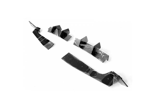 Difusor Trasero Euro Ford Mustang 2018-2020 Brillante Negro