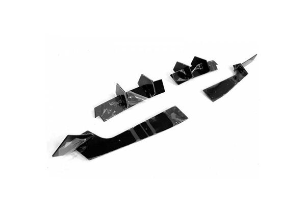 Difusor Trasero Euro Ford Mustang 2018-2020 Brillante Negro