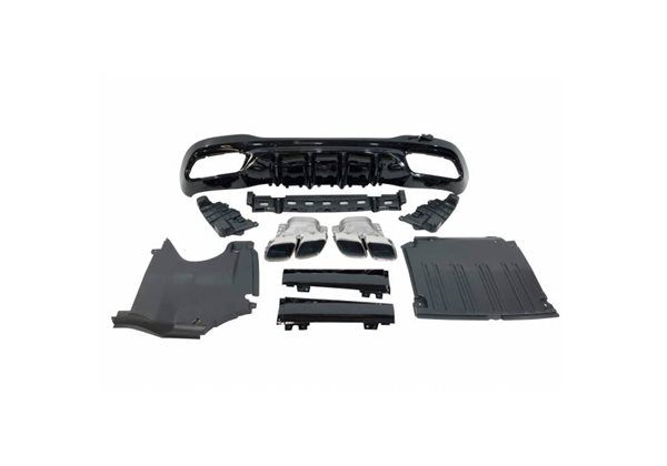 Difusor Trasero Euro Mercedes W206 Look C63