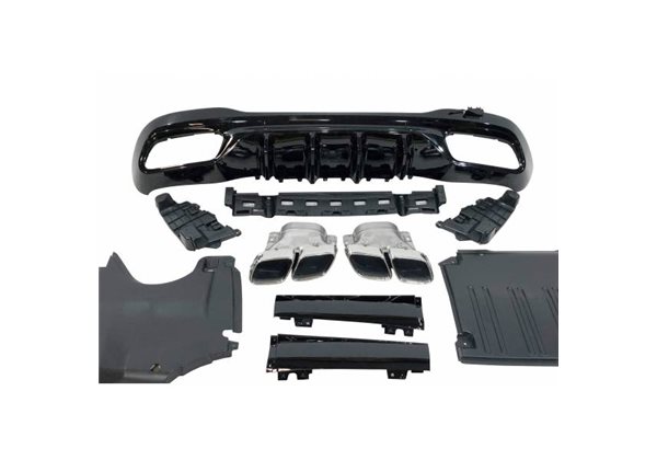 Difusor Trasero Euro Mercedes W206 Look C63