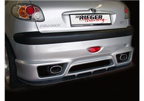 Añadido trasero Rieger Peugeot 206 09.98-05.06 cabrio CC, sedan