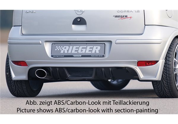 Añadido trasero Rieger Opel Corsa C 06.03- (ex facelift) 3-puertas, 5-puertas
