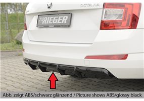 Añadido trasero Rieger Skoda Octavia (5E) 02.13-01.17 (antes facelift), 02.17-03.20 (ex facelift) station wagon, sedan
