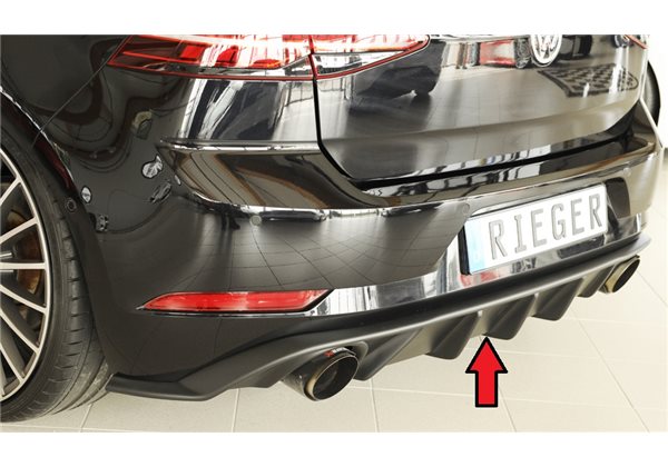 Añadido trasero Rieger VW Golf 7 GTI 02.17- (ex facelift) 3-puertas, 5-puertas