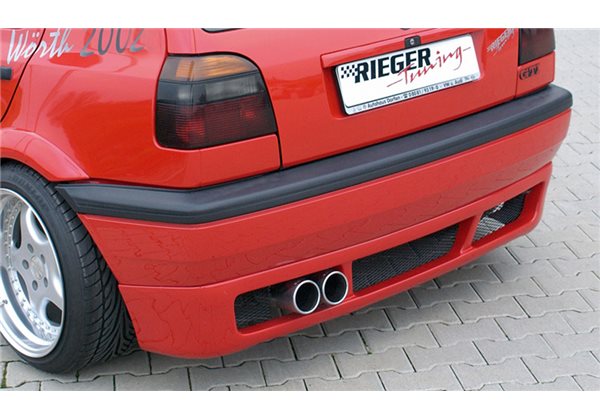 Añadido trasero Rieger VW Golf 3 08.91-09.97 3-puertas, 5-puertas, cabrio