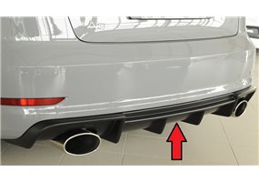 Añadido trasero Rieger Audi A3 (8V) 07.12-08.16 (antes facelift) 5-puertas (sedan 8VS), 3-puertas (cabrio 8V7) A3 S3 (8V) 05.13-