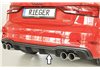 Añadido trasero Rieger Audi A3 (8V) 09.16- (ex facelift) 5-puertas (sedan 8VS), 3-puertas (cabrio 8V7)
