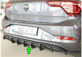 Añadido trasero Rieger VW Polo (AW) R-Line 06.17-05.21 (antes facelift) 5-puertas