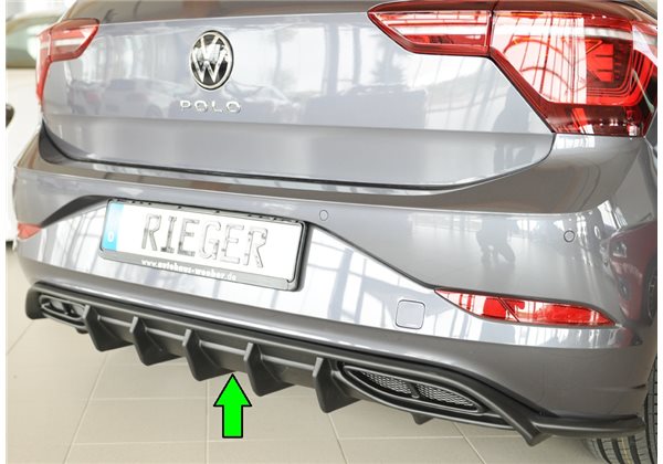 Añadido trasero Rieger VW Polo (AW) R-Line 06.17-05.21 (antes facelift) 5-puertas