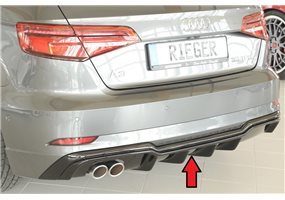 Añadido trasero Rieger Audi A3 (8V) 09.16- (ex facelift) 3-puertas (hatchback 8V1), 5-puertas (sportback 8VA)