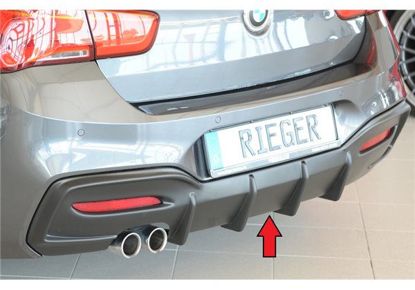 Añadido trasero Rieger BMW 1-series F20 (1K4) 05.2015- (ex facelift) LCI sedan / 4-puertas 1-series F21 (1K2) 05.2015- (ex facel