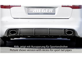 Añadido trasero Rieger Audi A6 (4F) 10.08-08.11 (ex facelift) sedan, avant