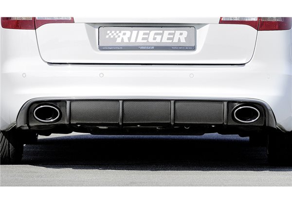 Añadido trasero Rieger Audi A6 (4F) 10.08-08.11 (ex facelift) sedan, avant