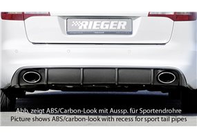 Añadido trasero Rieger Audi A6 (4F) 10.08-08.11 (ex facelift) sedan, avant