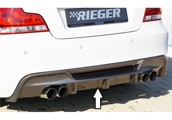 Añadido trasero Rieger BMW 1-series E82, E88 (182 / 1C) 10.07- coupe, cabrio