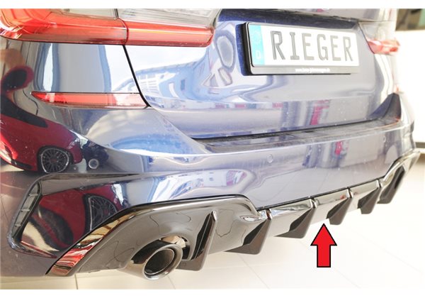 Añadido trasero Rieger BMW 3-series G20 (G3L) 03.19-06.22 (antes facelift) sedan 3-series G21 (G3K) 03.19-06.22 (antes facelift)