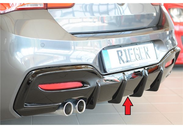 Añadido trasero Rieger BMW 1-series F20 (1K4) 05.2015- (ex facelift) LCI sedan / 4-puertas 1-series F21 (1K2) 05.2015- (ex facel
