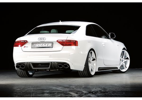 Añadido trasero Rieger Audi A4 B8 11.07- sedan