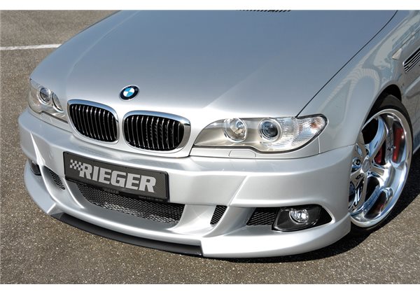 Paragolpes Rieger BMW 3-series E46 02.98-12.01 (antes facelift), 02.02- (ex facelift) cabrio, coupe