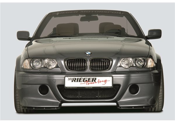 Paragolpes Rieger BMW 3-series E46 02.98-12.01 (antes facelift), 02.02- (ex facelift) cabrio, coupe