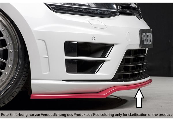 Añadido delantero Rieger VW Golf 7 R 12.13-12.16 (antes facelift) 3-puertas, 5-puertas Golf 7 R-Line 10.12-12.16 (antes facelift