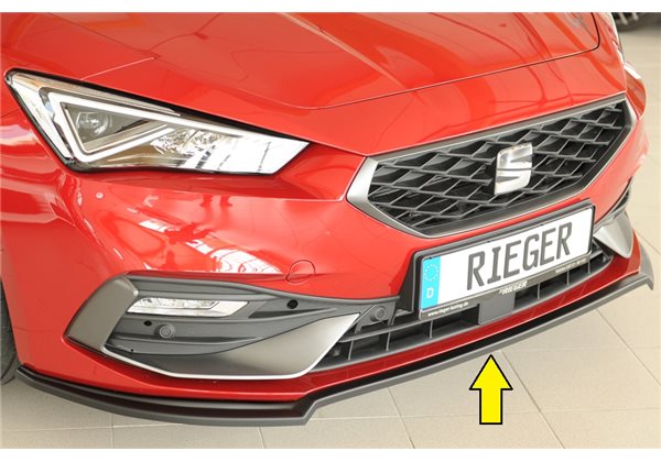 Añadido delantero Rieger Seat Leon (KL) 04.20- 5-puertas, 5-puertas (ST/sportstourer)