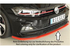 Añadido delantero Rieger VW Polo (AW) GTI 06.17-05.21 (antes facelift) 5-puertas Polo (AW) R-Line 06.17-05.21 (antes facelift) 5