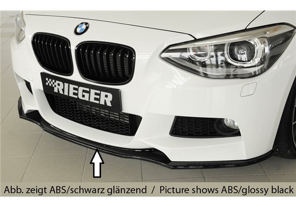 Añadido delantero Rieger BMW 1-series F20 (1K4) 09.11-03.2015 (antes facelift) sedan / 4-puertas 1-series F21 (1K2) 09.12-03.201