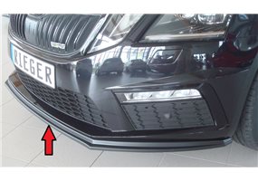 Añadido delantero Rieger Skoda Octavia RS (5E) 02.17- (ex facelift) station wagon, sedan