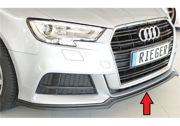 Añadido Rieger Audi A3 (8V) 09.16- (ex facelift) 3-puertas (hatchback 8V1), 5-puertas (sportback 8VA) A3 S3 (8V) 09.16- (ex face