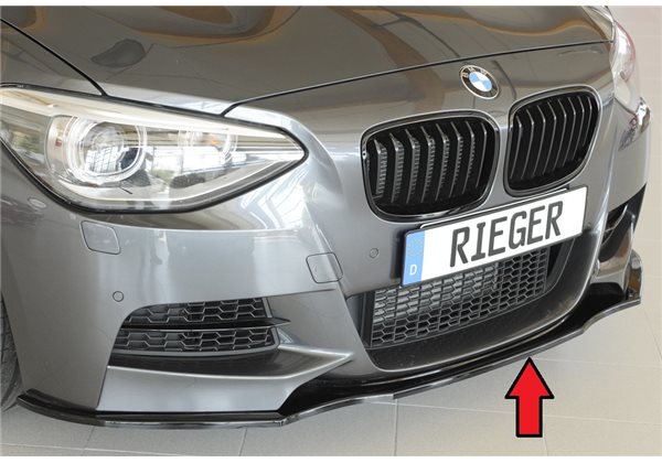 Añadido delantero Rieger BMW 1-series F20 (1K4) 09.11-03.2015 (antes facelift) sedan / 4-puertas 1-series F21 (1K2) 09.12-03.201