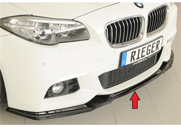 Añadido delantero Rieger BMW 5-series F10 (5L) 03.10-06.13 (antes facelift), 07.13- (ex facelift) LCI sedan 5-series F11 (5K) 09