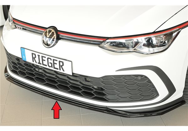 Añadido delantero Rieger VW Golf 8 GTI 08.20- 5-puertas Golf 8 GTD 08.20- 5-puertas