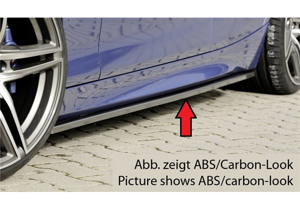 Faldon lateral Rieger BMW 1-series F20 (1K4) 09.11-03.2015 (antes facelift), 05.2015- (ex facelift) LCI sedan / 4-puertas