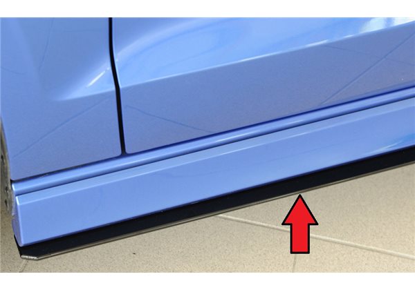 Faldon lateral Rieger Audi A3 (8V) 07.12-08.16 (antes facelift), 09.16- (ex facelift) 3-puertas (cabrio 8V7) A3 S3 (8V) 05.13-08