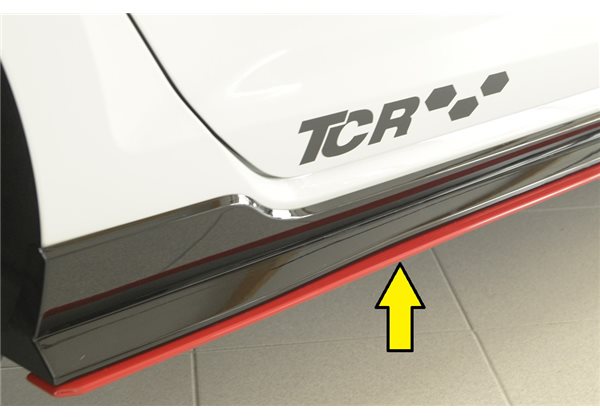 Faldon lateral Rieger VW Golf 7 GTI-TCR 01.19- 3-puertas, 5-puertas